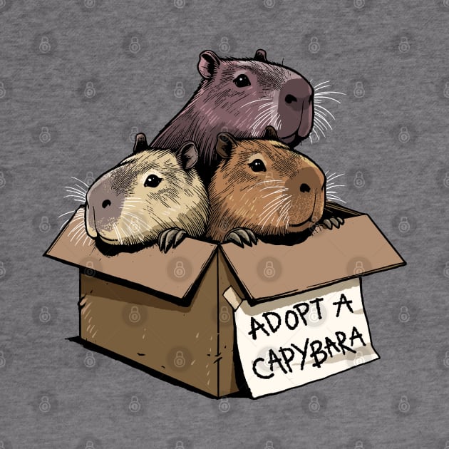 Adopt a Capybara by GoshWow 